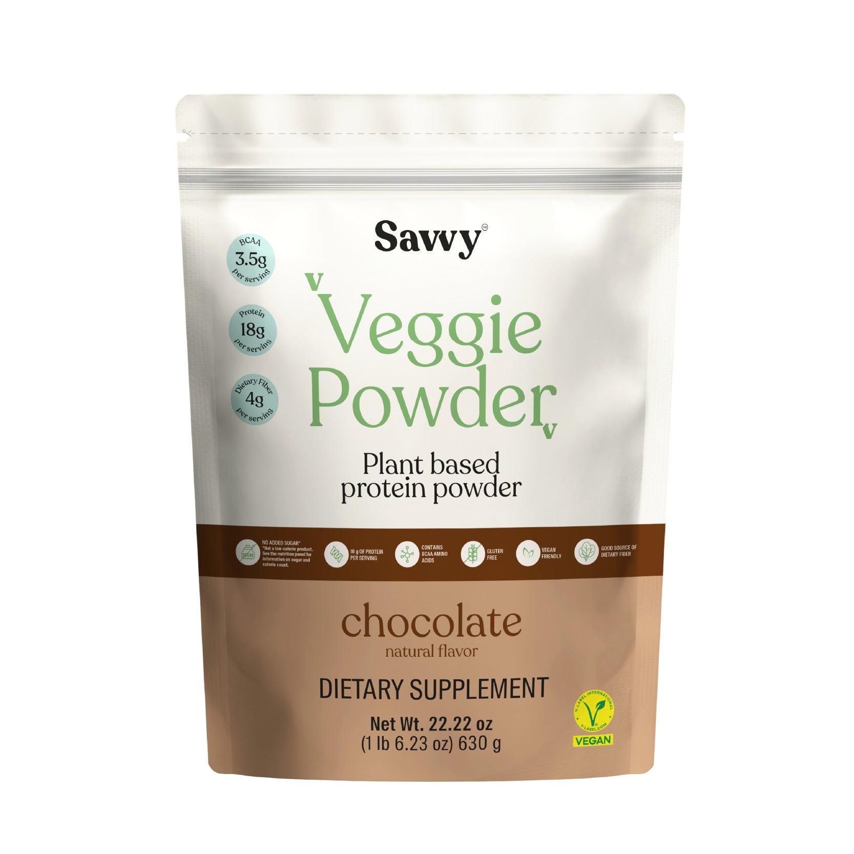 Veggie Powder chocolate protein | Plant-Based Protein – Savvy USA