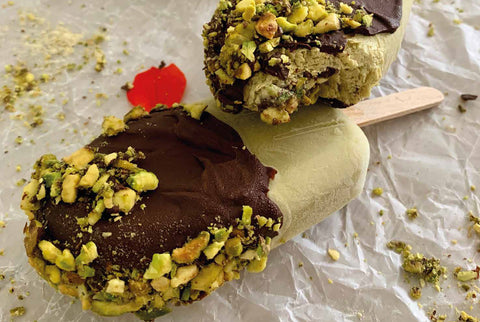 Plant-based protein | Veggie Powder creamy almond 630g - Receta Banner