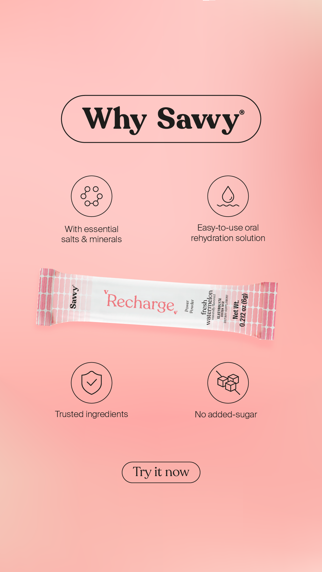 Recharge® Refreshing Watermelon Doypack 20 x 6g