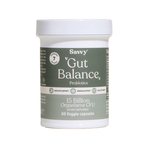 Savvy Gut Balance® probiotics 60 veggie capsules